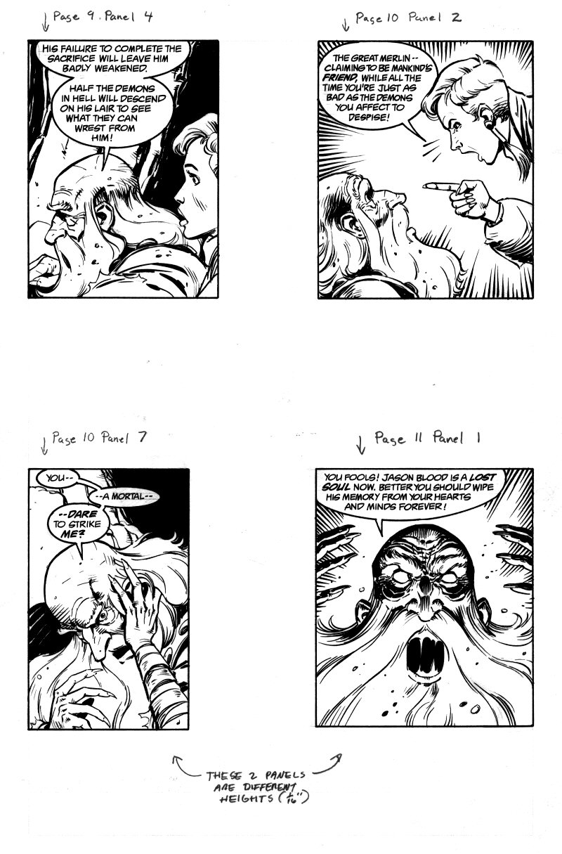 Demon #1 corrections page